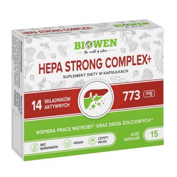 Hepa Strong Complex 15 kaps Biowen